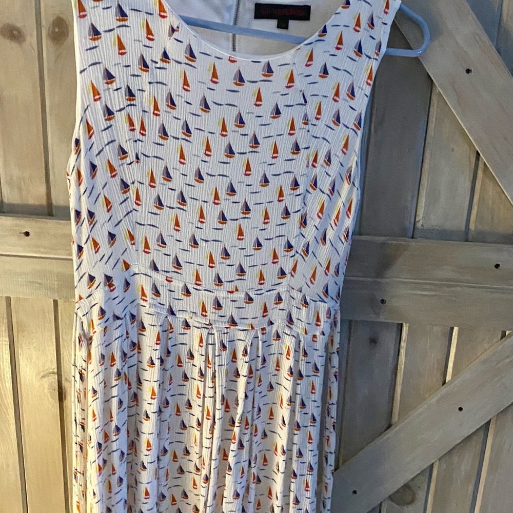 Sailboat Print Women’s Dress